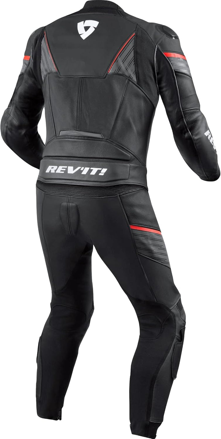 REV'IT! Lederkombi mit Protektoren Motorradkombi 2 Teiler Beta Lederkombi 2-TLG. schwarz/weiss 50, H