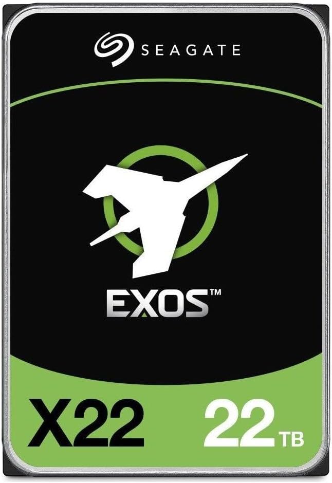Seagate Exos X22 22TB Interne Festplatte ST22000NM001E 3,5 Zoll HDD SATA3 512MB