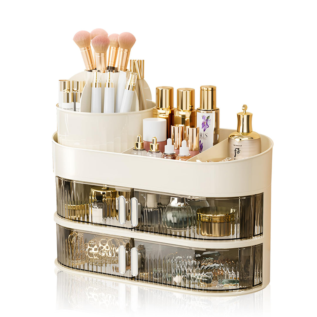 Schmink Organizer Make Up Kosmetik Organizer mit Schubladen Kosmetik Aufbewahrung für Skincare Beaut