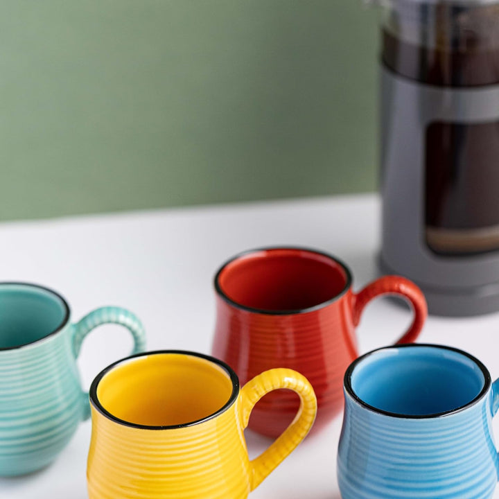 La Cafetière Espresso-Tassen, Keramik, 4er-Set