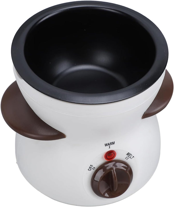 Haofy Mini-Elektro-Fonduetopf-Set, Zum Schmelzen von Schokolade, Käse und Fleischsuppe, Ideal für Pa