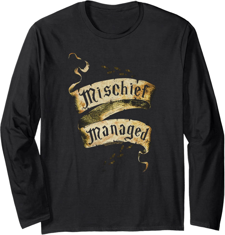 Harry Potter Mischief Managed Langarmshirt
