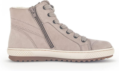 Gabor Damen Schnürstiefeletten | Frauen Schnürboots | High-Top Sneaker | Wechselfussbett | Reissvers