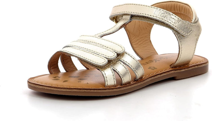 Kickers Mädchen Diamanto Sandale 24 EU Gold, 24 EU Gold