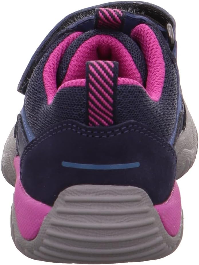 Superfit Mädchen Storm Sneaker 25 EU Blau Pink 8020, 25 EU Blau Pink 8020