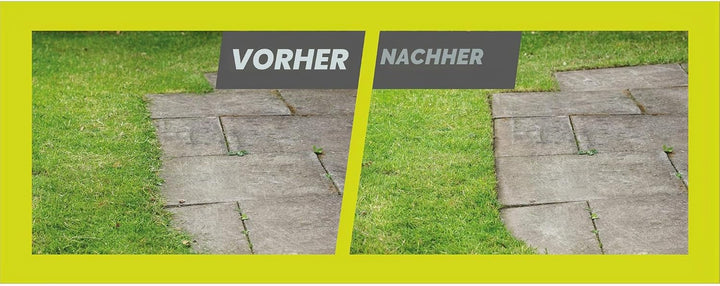 RYOBI 18 V ONE+ Akku-Rasenkantenschneider RY18EGA-0 (Verstellbarer Griff, 22 cm Messer, 4-stufige Sc