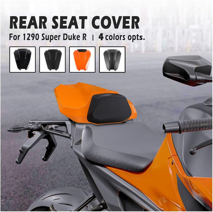 Fayedenicy Motorrad Hinten Sozius Sozius Solo Sitzabdeckung Gugel Heckverkleidung Heckabschnitt Buck