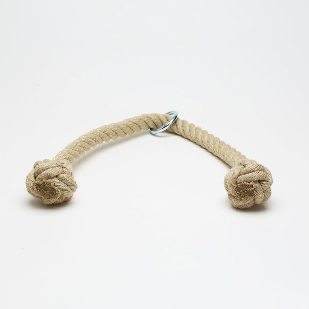 Trizeps-Seil, Natur | Griffe für Kraftstationen, Kabelzug, Seilzug, Latzug