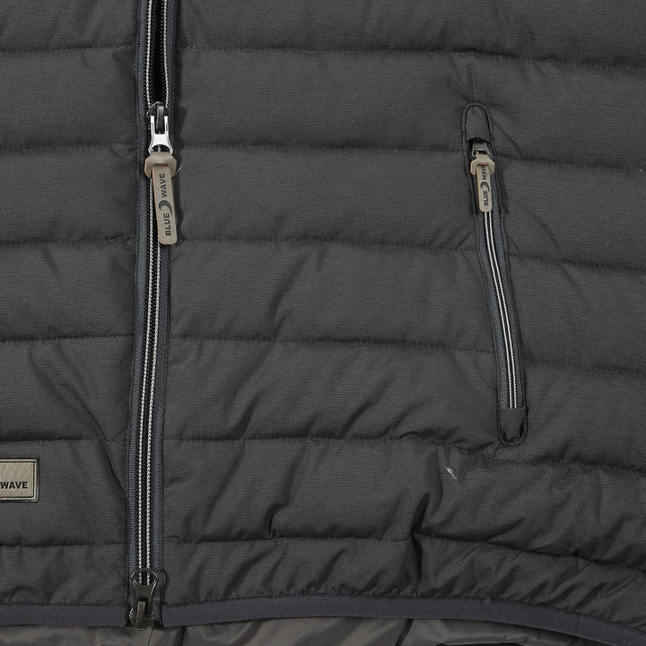 Blue Wave Damen Steppjacke Irina - Jacke gesteppt mit abnehmbarer Kapuze 40 Schwarz, 40 Schwarz