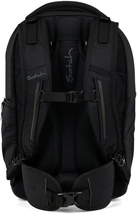 Satch Match Schulrucksack Set 2tlg. inkl. Schlamperbox Blackjack, Blackjack