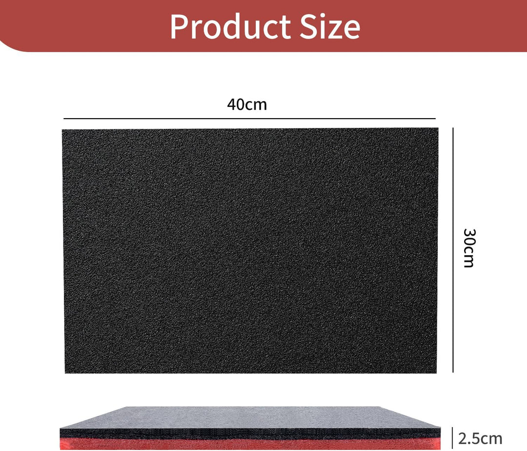 4 StüCk 40×30×2.5cm Schaumstoffeinlage Werkzeug,Precision Defined Werkzeugkisten-Schaumstoff,Multila