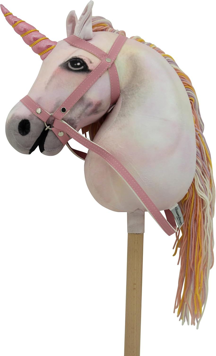 Sweety Toys 14514 Hobbyhorse Steckenpferd Einhorn ohne Rollen geeignet für Hobbyhorsing Turniere
