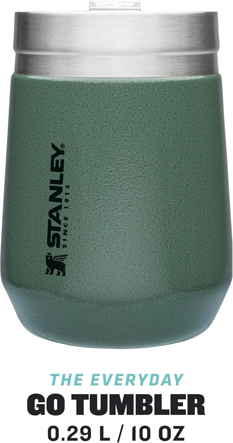 Stanley Go Everyday Thermotasse 0.29L - Edelstahl Thermobecher für Wein, Cocktails, Kaffee, Tee - Hä