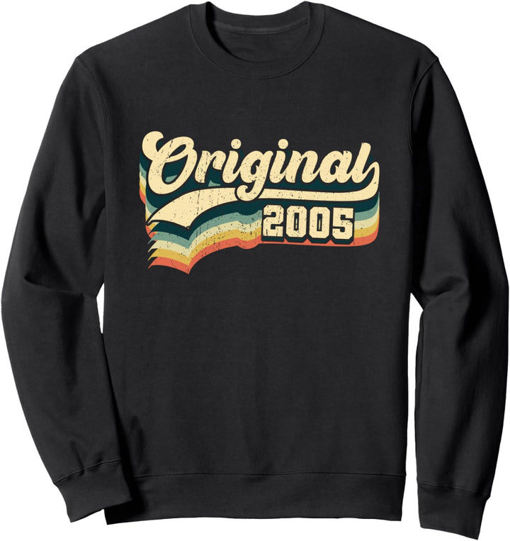 19. Geburtstag Geschenk Original Junge Mädchen Jahrgang 2005 Sweatshirt
