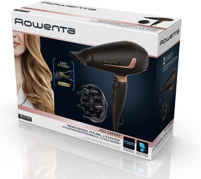 Rowenta Pro Expert Haartrockner, Motor Pro AC, Leistung 2.200 W, extrem schnelles Trocknen, Ionen-Sy