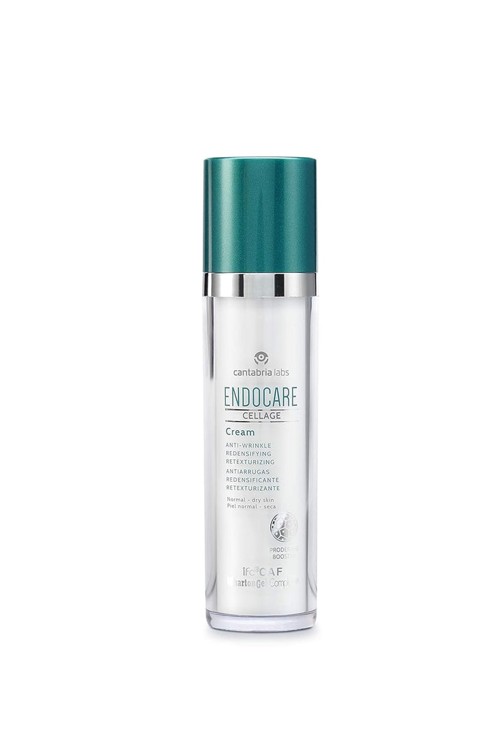 Endocare Cellage - Crema Antiarrugas, Antiedad, Redensificante, Retexturizante y Nutritiva, con Ácid