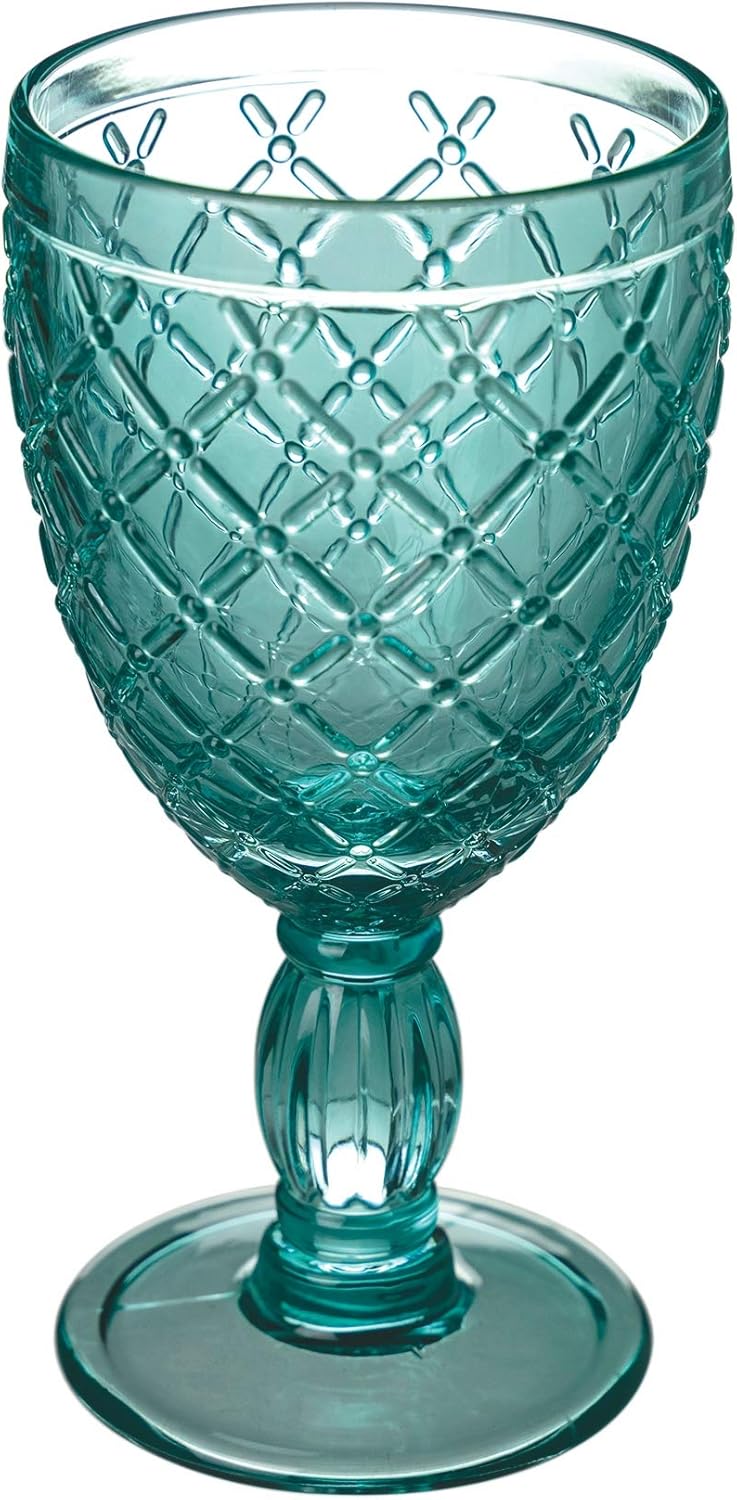 Villa d’Este Home Tivoli 5907722 Castle Weingläser-Set, 280 ml, aus Glas, 6 Stück