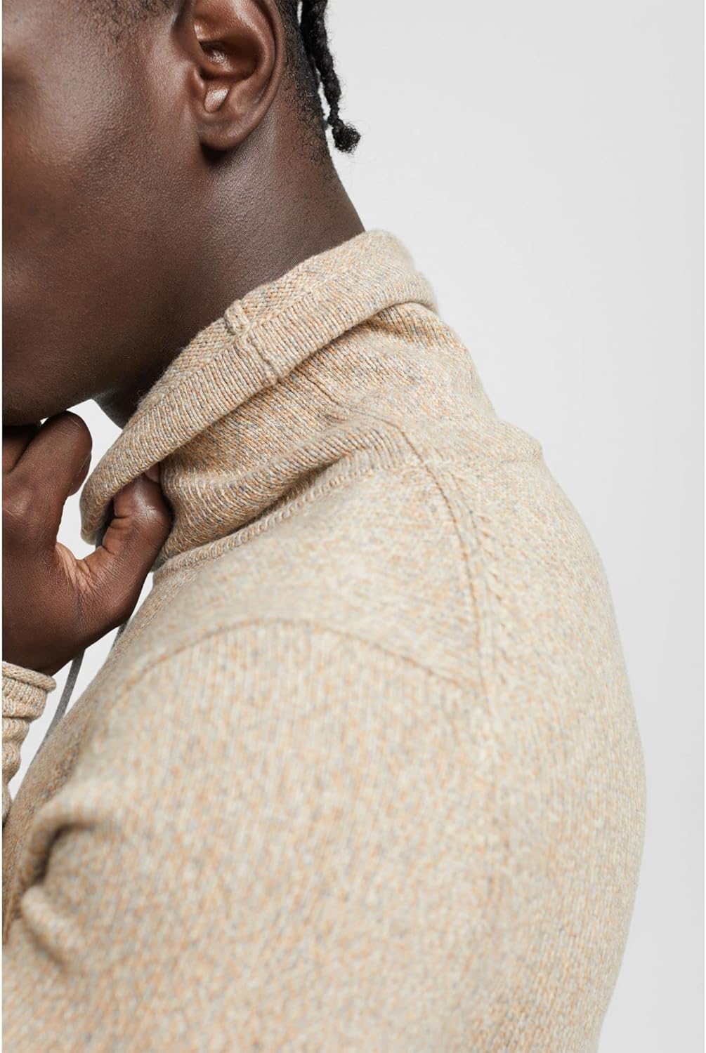 ESPRIT Herren Pullover L 299/Cream Beige 5, L 299/Cream Beige 5
