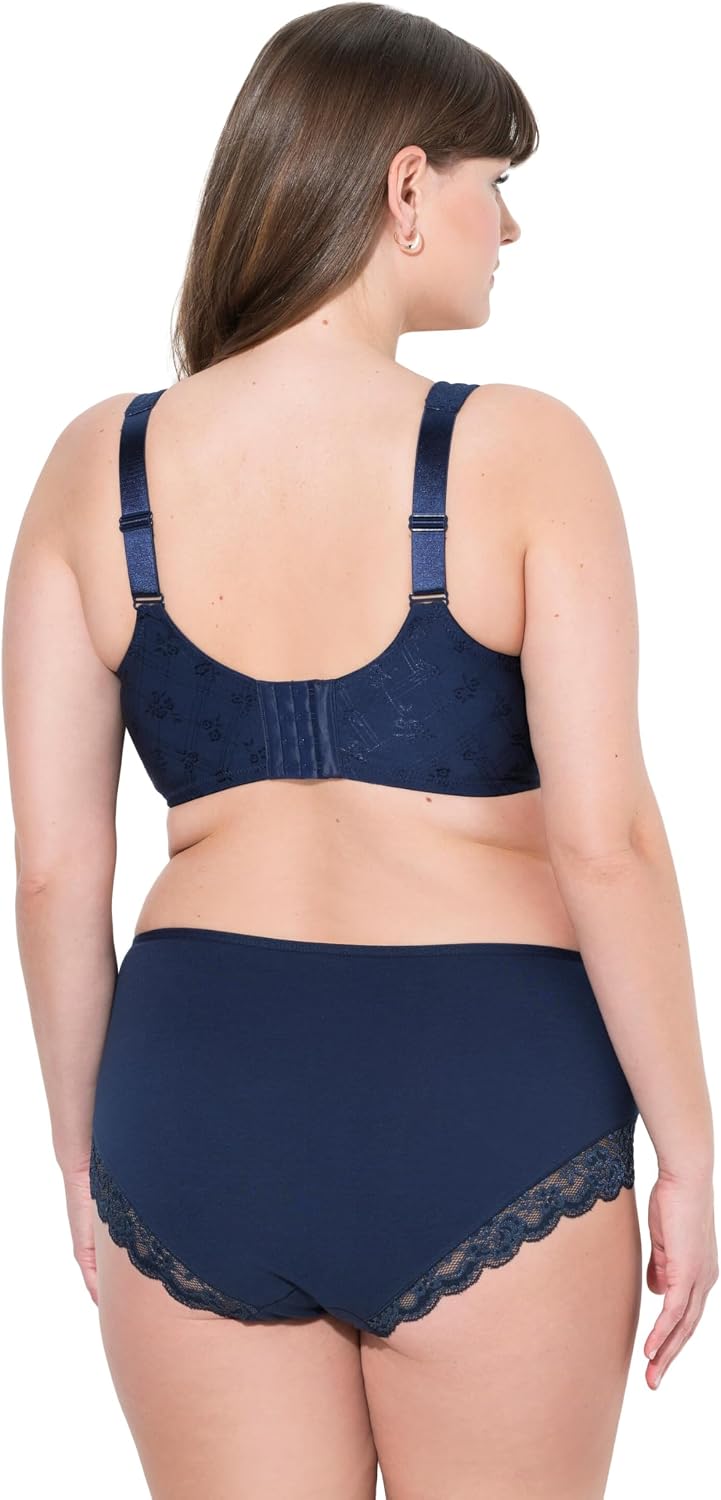 Ulla Popken Damen Entlastungs-BH Kelly, Ohne Bügel, Spitze Entlastungs-BH Kelly, ohne Bügel, Spitze