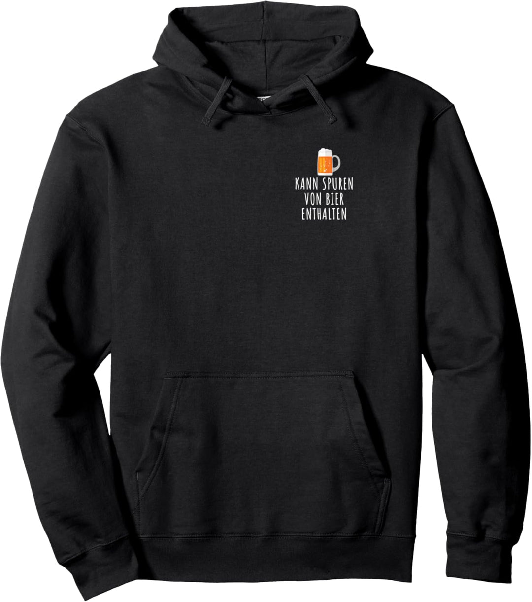 Bier - Kann spuren von Bier enthalten Party Sauf Pullover Hoodie