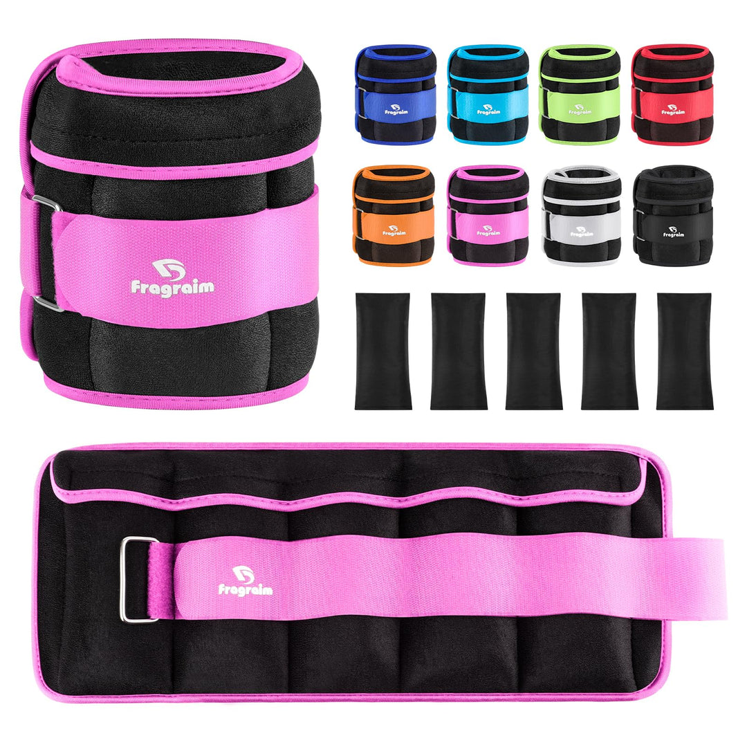 Gewichte für Beine und Arme, Verstellbares Gewichtsmanschetten fuss, Paar(2er Set) von 1.5kg-10kg Ge