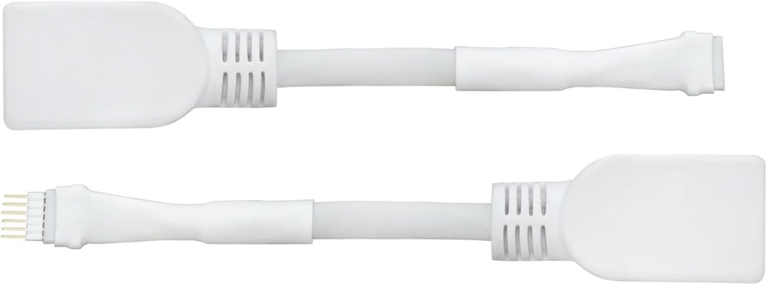 Litcessory RJ45 auf 6-Polig Ethernet-Adapter für Philips Hue Lightstrip Plus (4 Stück - Zwei Paare,