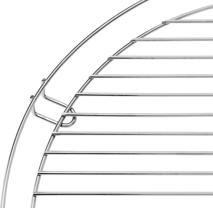HeRo24 70cm Chrom Grillrost Grill Rost Grillgitter Ersatzrost rund (R)
