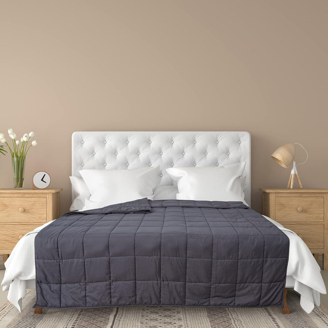 SENSLY - gewichtete Decke, 7 kg, Mikroglas – Masse: 150 x 200 cm