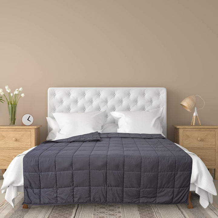 SENSLY - gewichtete Decke, 7 kg, Mikroglas – Masse: 150 x 200 cm