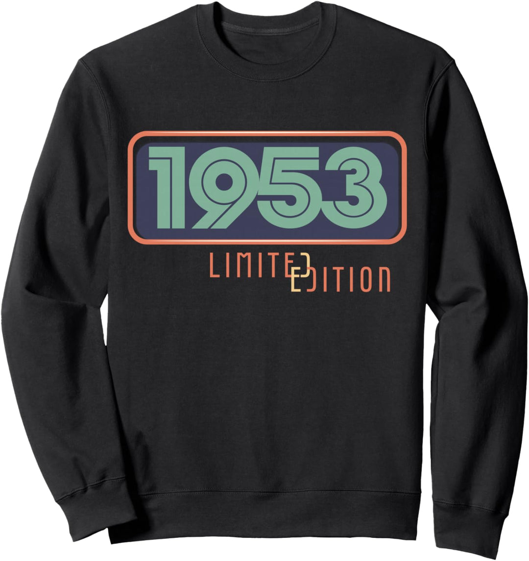 71. Geburtstag Mann Frau 71 Jahre 1953 Deko Lustig Geschenk Sweatshirt