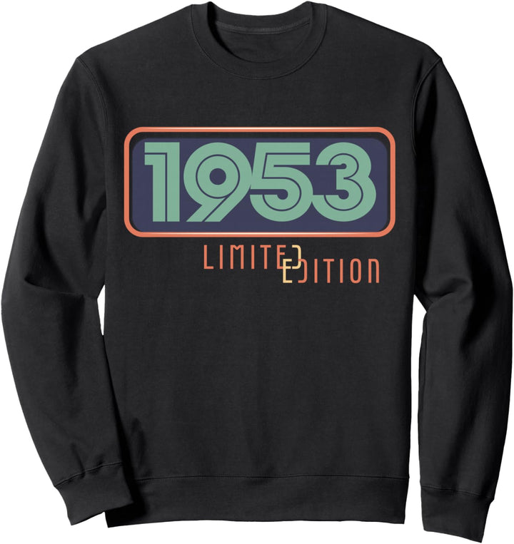 71. Geburtstag Mann Frau 71 Jahre 1953 Deko Lustig Geschenk Sweatshirt