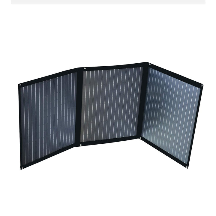 enjoy solar® faltbare Solartasche Monokristallin Panel mit MPPT Laderegler und Stände (150W), 150W