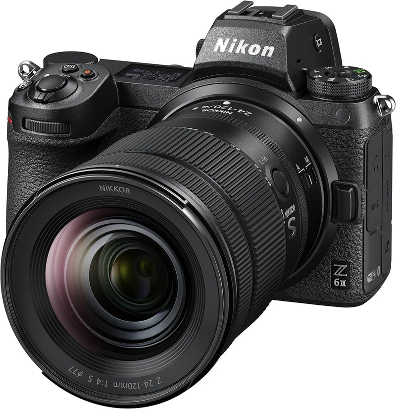 Nikon Z 6II KIT Z 24–120 mm 1:4 S (24,5 MP, 14 Bilder pro Sekunde, Hybrid-AF, 2 EXPEED-Prozessoren,