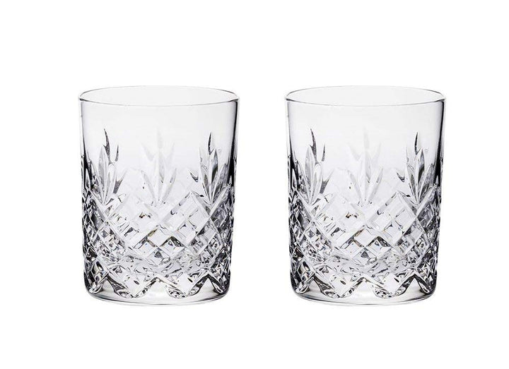 Royal Scot Edinburgh Whiskygläser, handgeschliffenes Glas, 200 ml, klein, 2 Stück