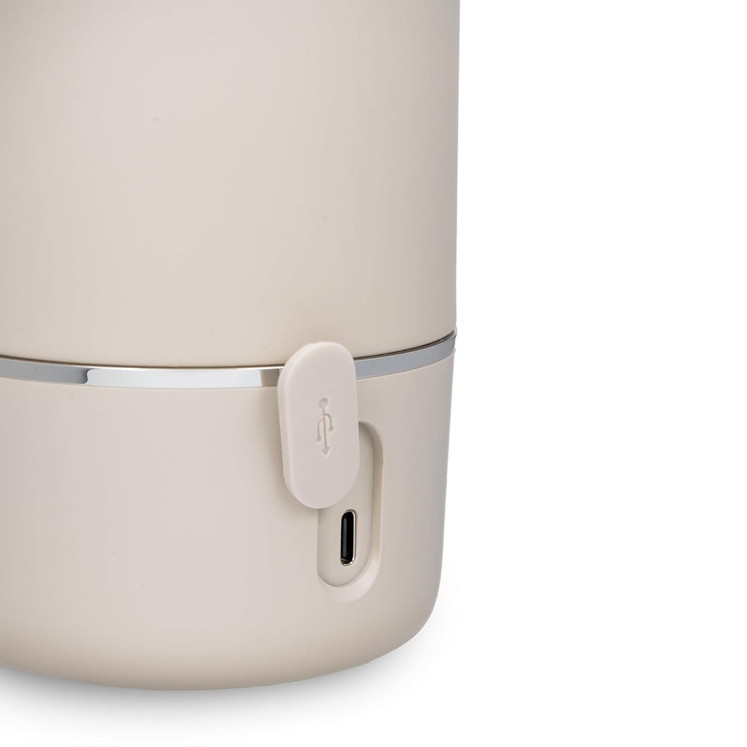 Sjolove Flaschenwärmer tragbar USB Baby Milchwärmer schnell kabellos für unterwegs kompatibel mit Ba