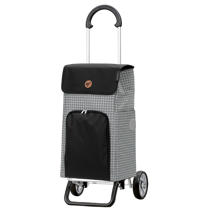 ANDERSEN Einkaufstrolley - Scala Shopper Plus Hildy grau 47 L einkaufen,Handwagen,stilvoll, Aluminiu