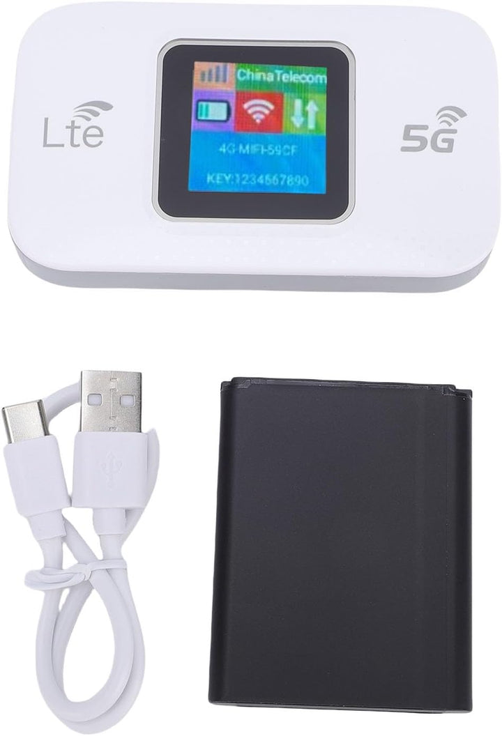 Elprico 5G LTE Mobile Hotspot, Tragbarer WiFi -Hotspot für Reisen, 10 Verbundene Geräte, Unterstützt
