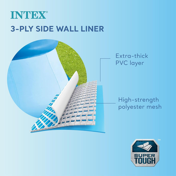 Intex 28110NP Easy Set Pool - Aufstellpool, 244 x 76 cm 244 x 76 cm