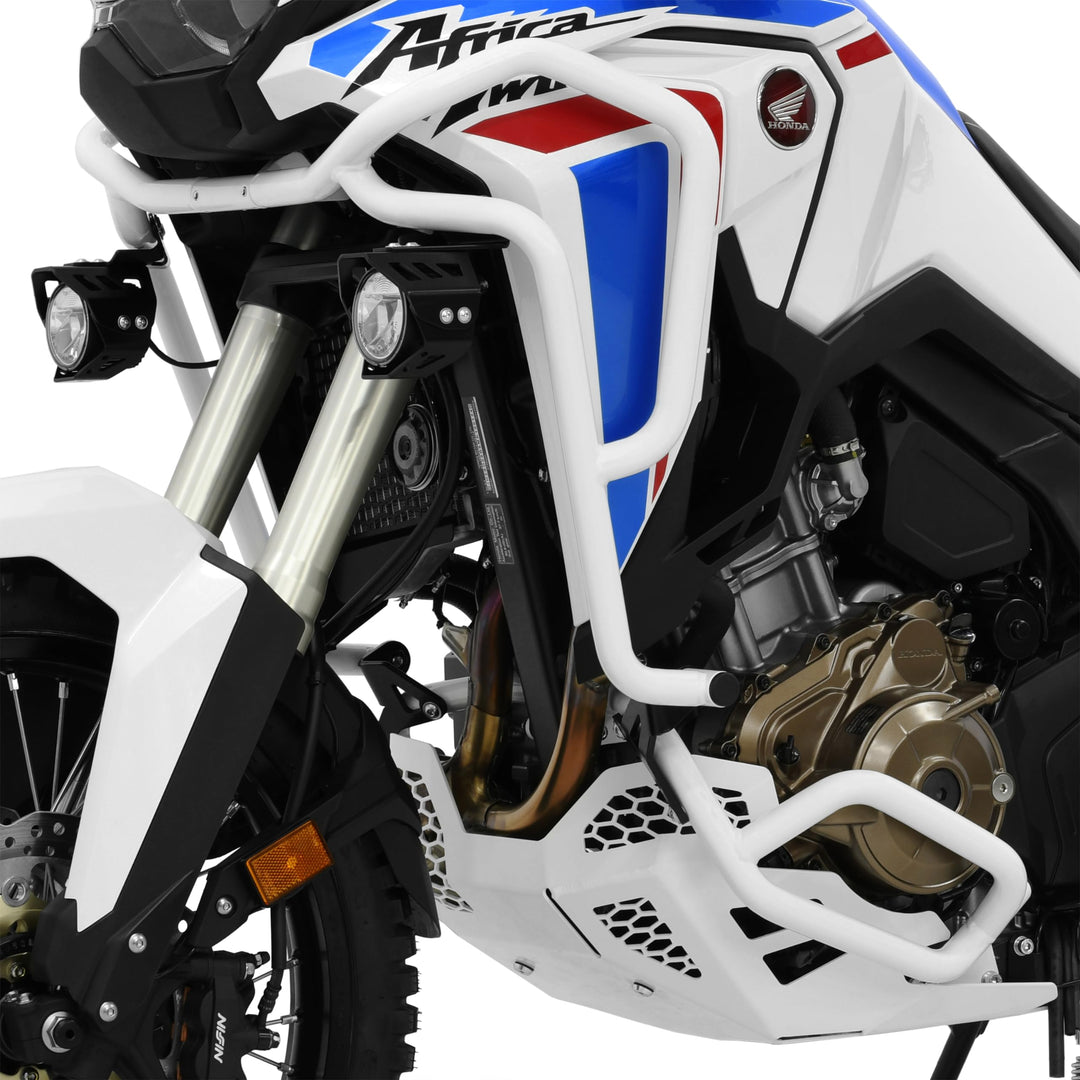 ZIEGER Sturzbügel-Set kompatibel mit: Honda CRF 1100 L Africa Twin SD08 Crash Bars weiss