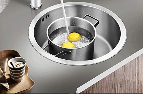 Küchenspüle Edelstahl, mit Abflussrohr, Spülbecken 1 Becken, eingebettete Installation, Spüle, Prima