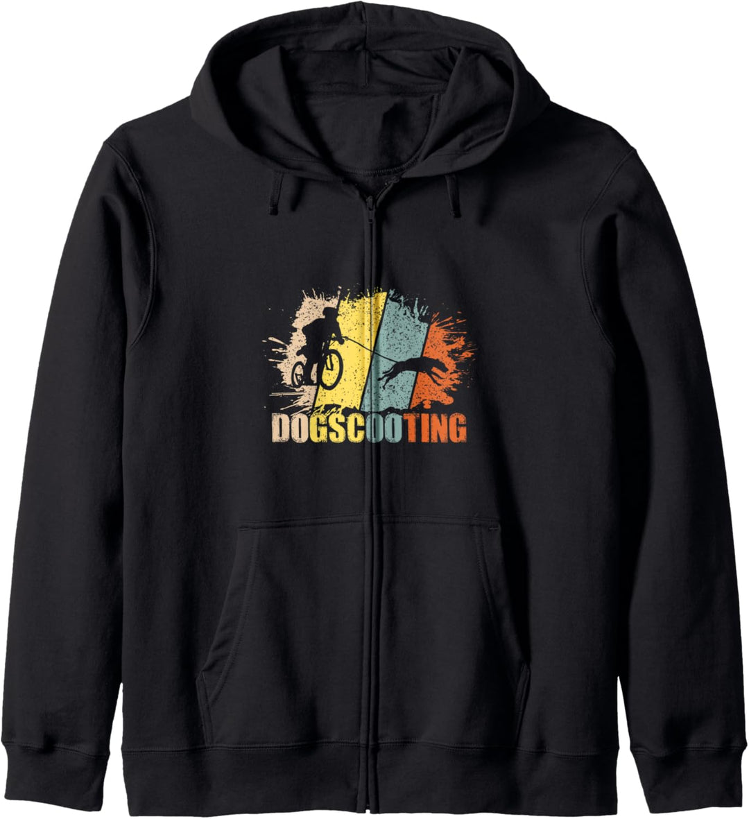 Dogscooting Geschenk für einen Dogscooter und Hundebesitzer Kapuzenjacke