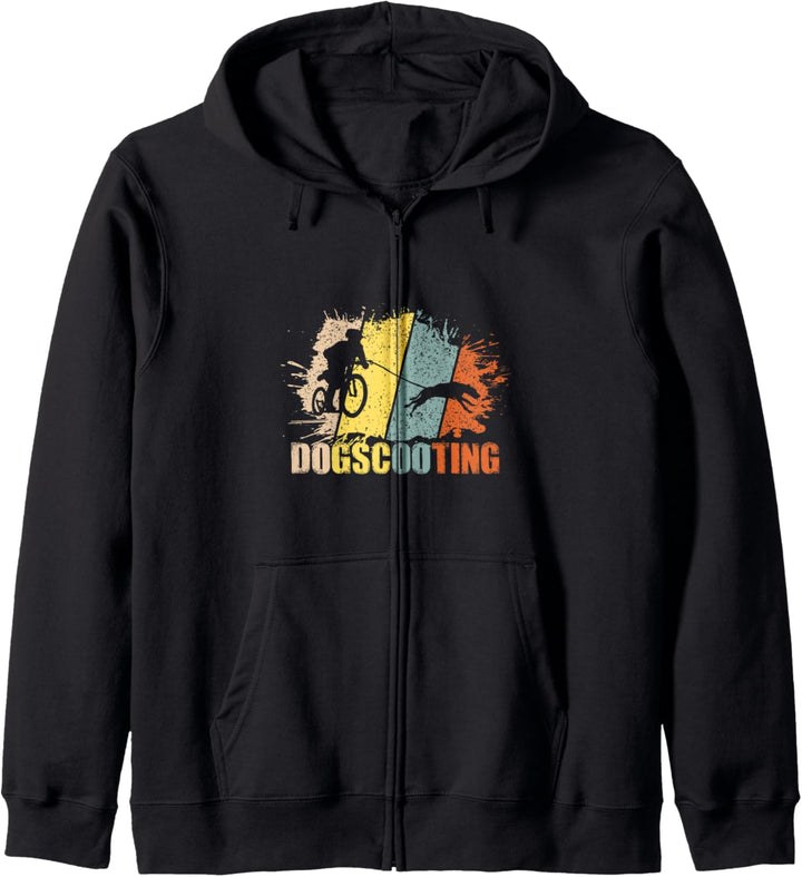 Dogscooting Geschenk für einen Dogscooter und Hundebesitzer Kapuzenjacke
