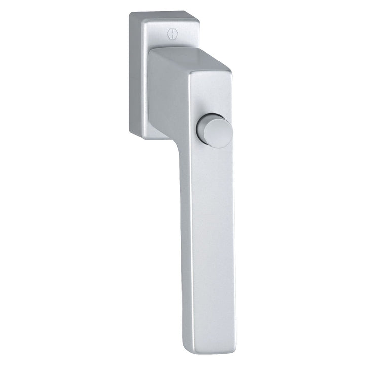 HOPPE 3937448 Fenstergriff Toulon Sperrknopf mit VK, Silber Eloxiert