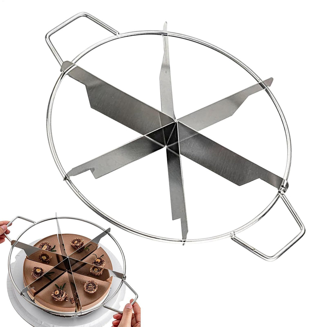 Generisch Kuchenschneider, Kuchenteiler, Brotkuchen-Portionsmarker, Edelstahl-Kuchenschneideform, Pi