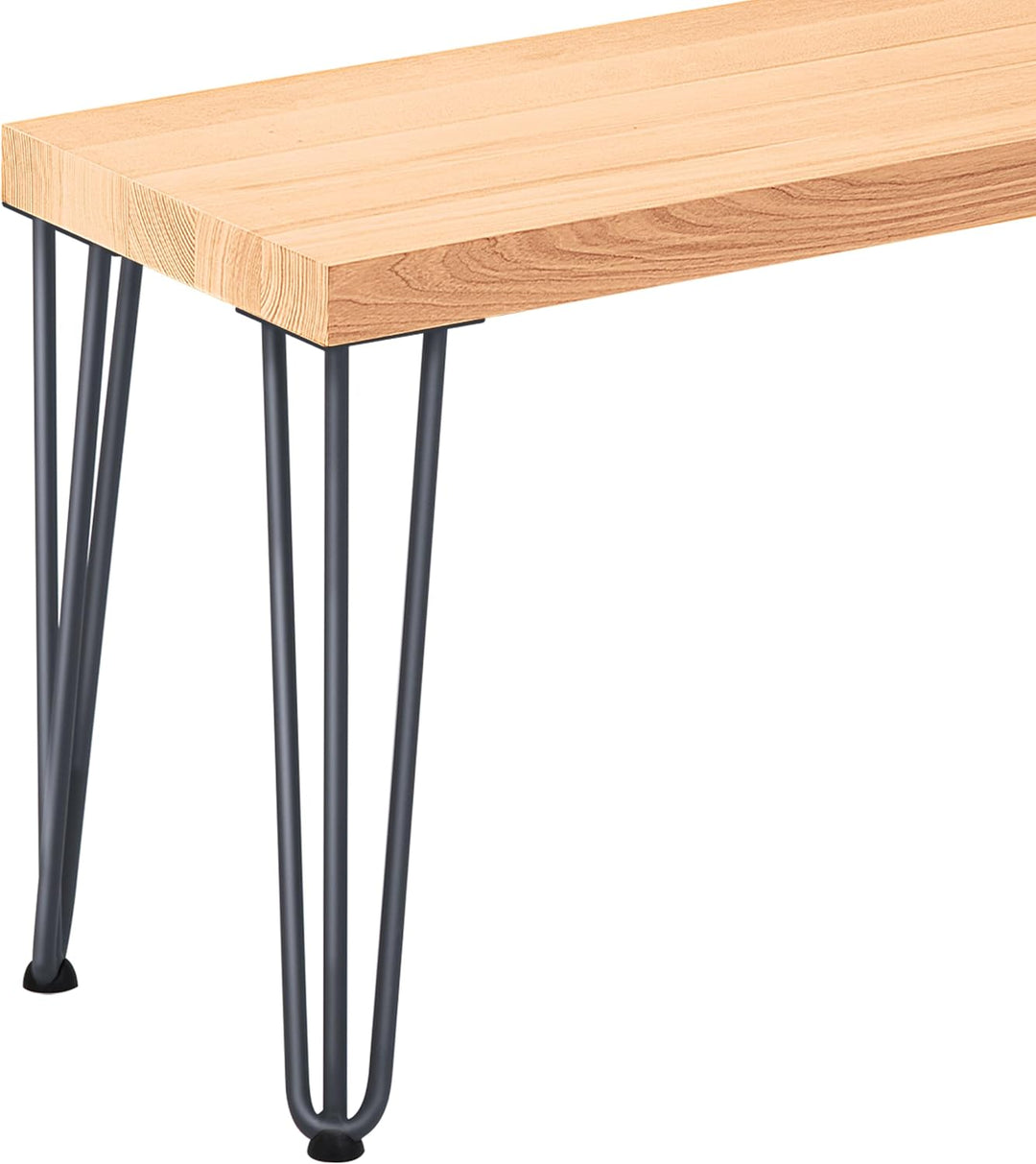 LAMO Manufaktur Hocker Beistelltisch Sitzbank 30x30x47 cm, Möbelfüsse Creative Anthrazit/Natur, LSB-