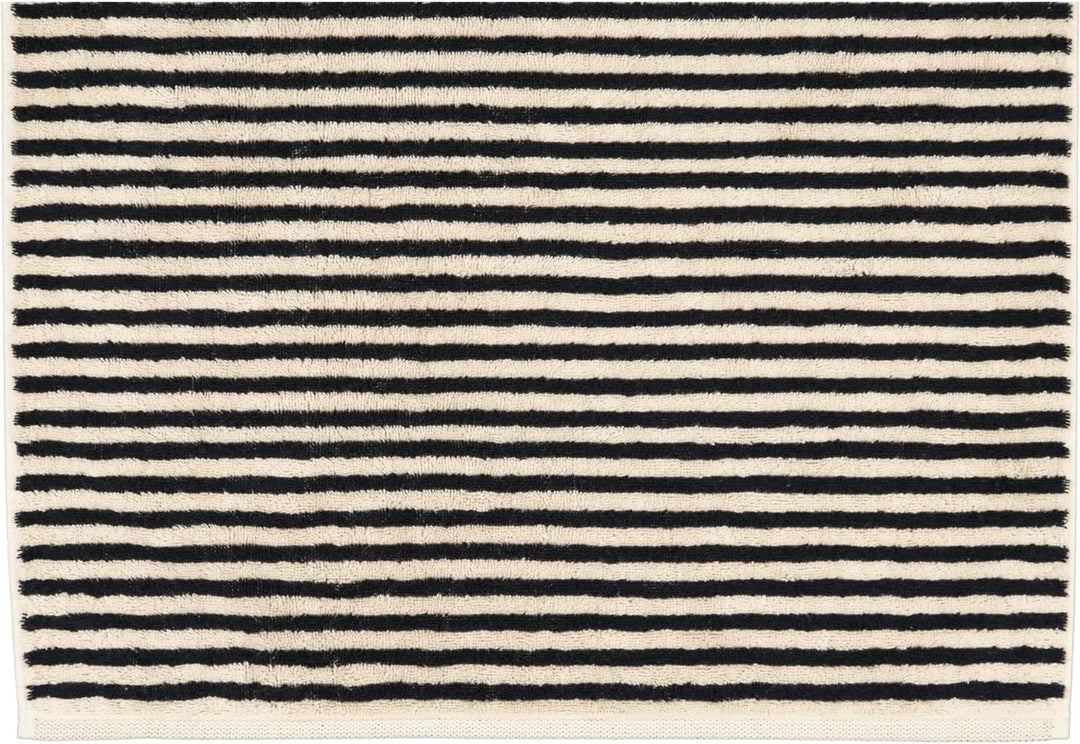 CAWÖ Home Handtücher Natural Streifen 6216 Natur-schwarz - 39 Duschtuch 80x150 cm, Duschtuch 80x150