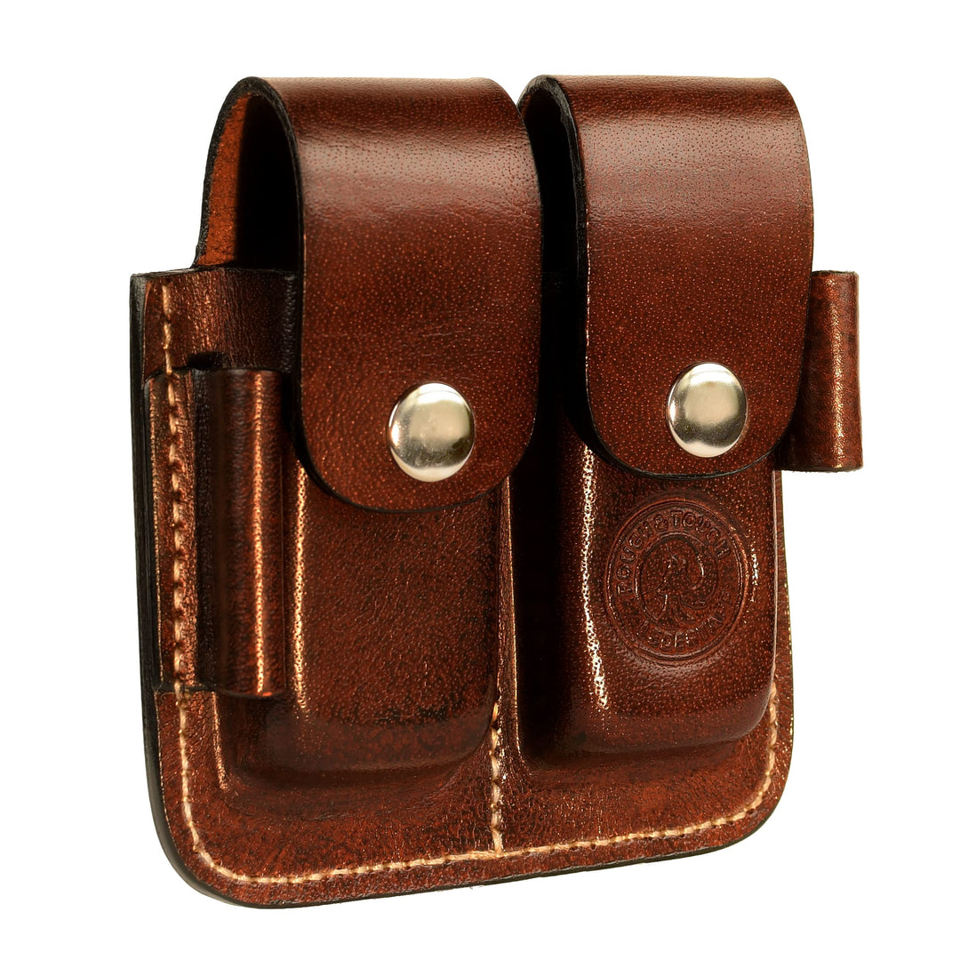 Ledertaff Lederholster für Leatherman und andere Multitools zum Tragen am Gürtel, Platz für Bit Kit