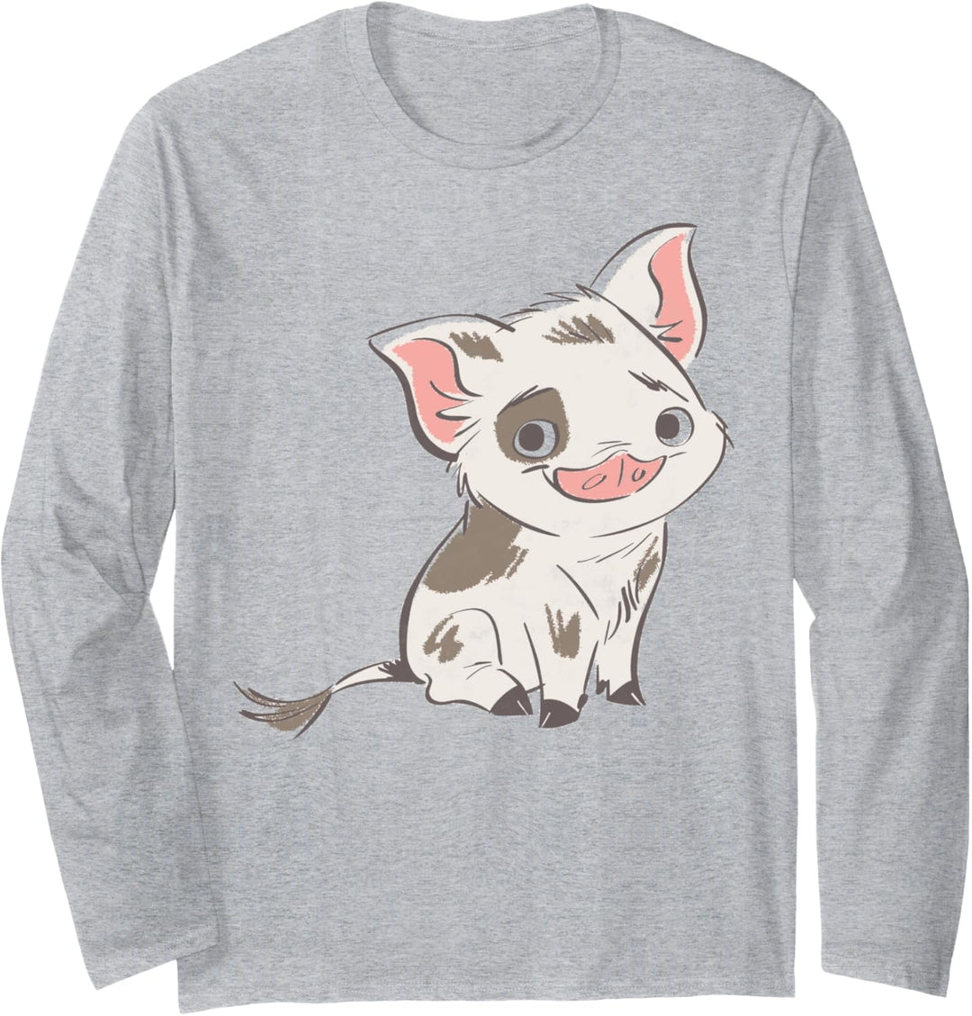 Disney Moana Pua Simple Portrait Langarmshirt