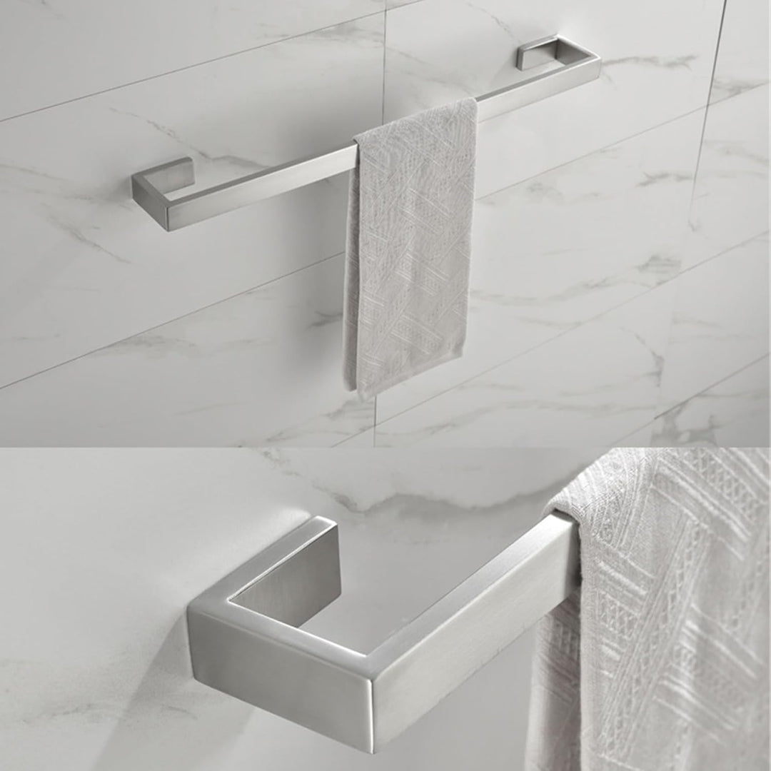 Flybath Handtuchstange SUS 304 Edelstahl Gebürstetes Silber Handtuchhalter Badetuchhalter Wandmontag