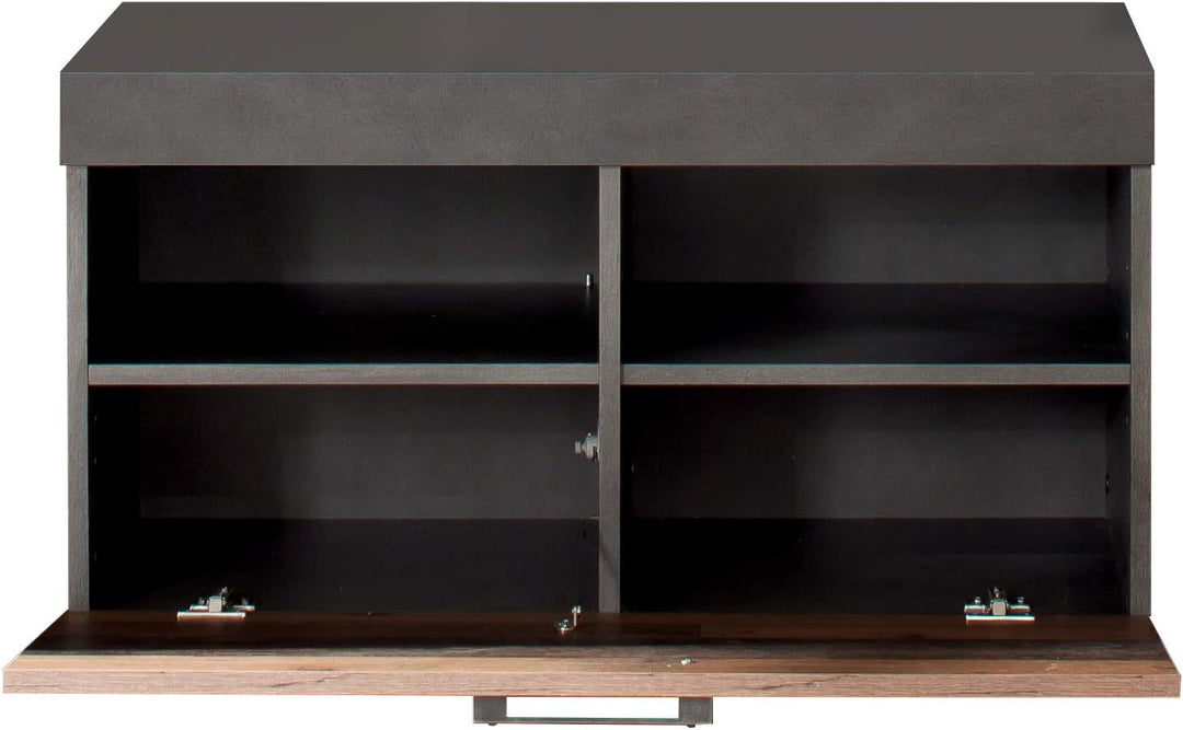 trendteam smart living - Garderobensitzbank Sitzbank - Garderobe - Indy - Aufbaumass (BxHxT) 80 x 45